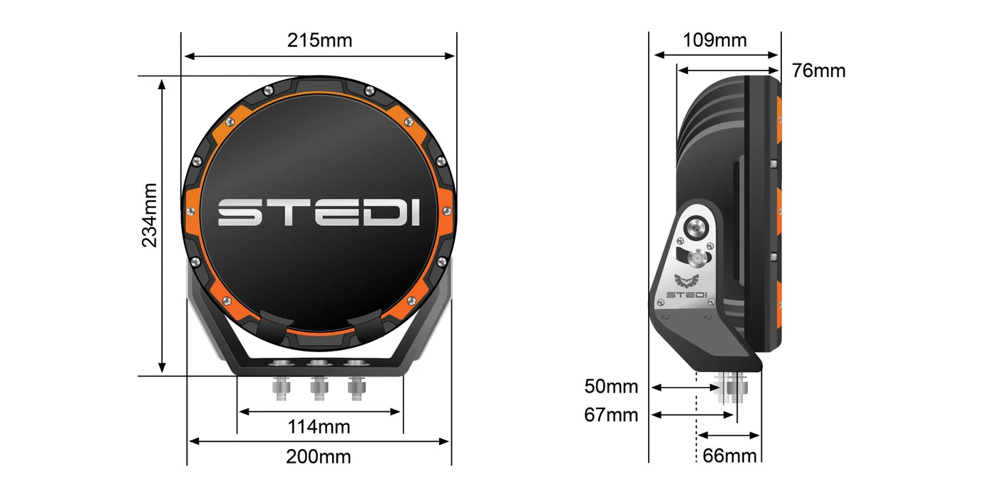 TYPE-X ™ PRO LED DRIVING LIGHTS (PAIR)